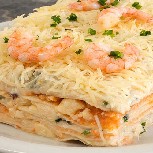 lasaña jaiba camaron lasaña jaiba camaron